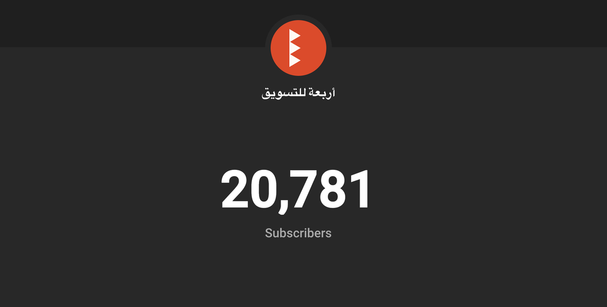 How Arbaaa Marketing’s YouTube Channel Reached 20,000 Subscribers: Simplifying Marketing for Arabic Speakers and Empowering Success